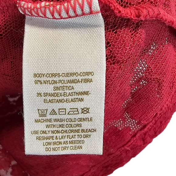 Intimately Free People Womens Square Neck Lace Top Small Pink Coquette Feminine - Picture 11 of 11